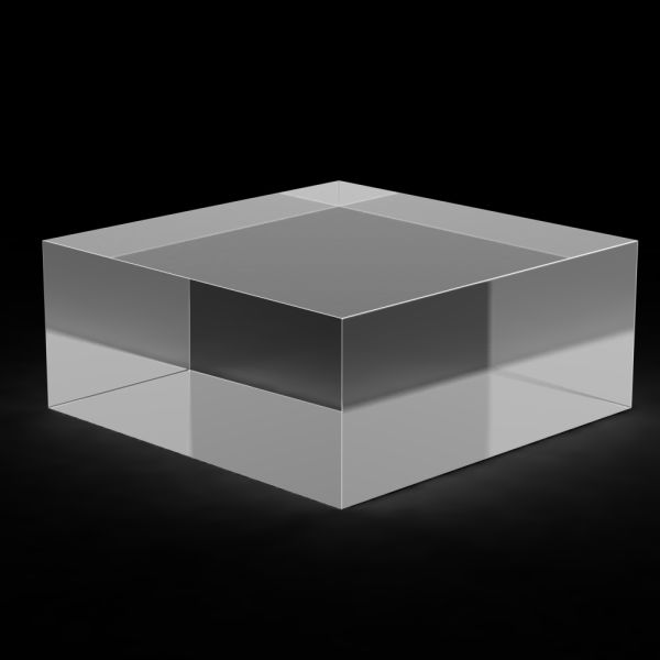 Acrylic Block 3" x 3" x 1-1/2" thick #2